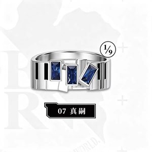 Nueva Llegada, 100% Original, Caja Sorpresa con Anillos de la Serie Eva Evangelion Dawn of the Heart, Figuras de Anime de Asuka, Anillos Decorativos, 9 Piezas/Juego - Product Image 4