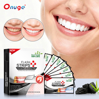 Produits de blanchiment dentaire, bandes de charbon de bois pour les dents, bandes de blanchiment des dents noires, bandes de blanchiment sans peroxyde, logo