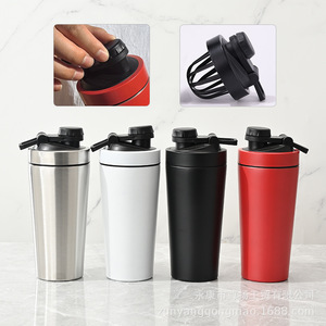 Custom Logo 500ml 750ml Bpa-free Stainless Steel <strong>Shaker</strong> Gym Sport Bottle Protein Water Bottle Sport <strong>Wholesale</strong> with Mix <strong>Ball</strong> - Product Image 6