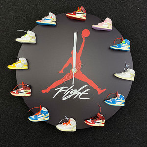 3d jordan shoe clock