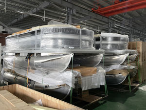 Accessorio Ecocampor per la pesca popolare pontone <span class=keywords><strong>barca</strong></span> OEM/ODM Houseboat rimorchio motore accessorio Yacht più popolare in fibra di vetro - Product Image 5