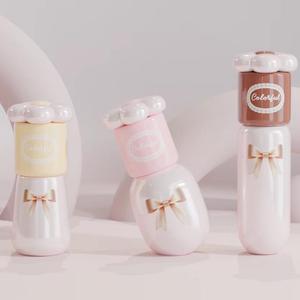 Jinze đầy màu sắc hình dạng hoa Lipgloss ống cho mỹ phẩm rỗng môi men bao bì với Keychain - Product Image 1