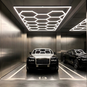 Lumière <span class=keywords><strong>de</strong></span> <span class=keywords><strong>garage</strong></span> <span class=keywords><strong>LED</strong></span> en forme <span class=keywords><strong>de</strong></span> nid d'abeille, modulaire hexagonale, connectable, lumière <span class=keywords><strong>de</strong></span> plafond <span class=keywords><strong>LED</strong></span>, lumière <span class=keywords><strong>de</strong></span> magasin <span class=keywords><strong>LED</strong></span> pour <span class=keywords><strong>garage</strong></span>, salle <span class=keywords><strong>de</strong></span> sport, salle d'exposition - Product Image 1