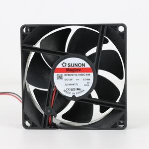 Ventilador Axial SUNON MF80251V3-1000C-A99 Eléctrico de 80x80x25mm, 12VDC, 65mA, 0.78W, 2600RPM, 33.0CFM, con Rodamiento de Vapor, para Gabinetes e Inversores - Product Image 1