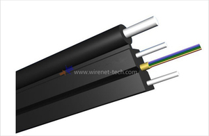 Kabel Drop FTTH serat optik luar ruangan, Mode tunggal <span class=keywords><strong>2</strong></span> Core G657A LSZH - Product Image 2