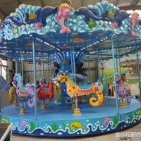 Manège de luxe intérieur/extérieur pour enfants, idéal pour fêtes foraines, carnavals et parcs d'attractions, en promotion