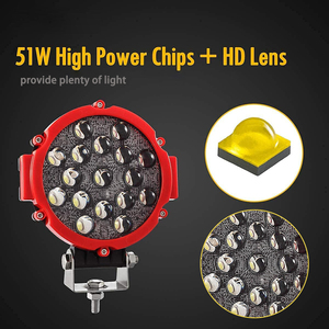 Luz de vaina de conducción todoterreno de 7 pulgadas con soporte de montaje, barra de techo, lámpara <span class=keywords><strong>antiniebla</strong></span> de parachoques para <span class=keywords><strong>Jeep</strong></span>, SUV Truck Hunters - Product Image 3