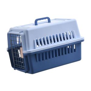 Grande cane blu cuccia da viaggio nido portatile trasportino per animali da compagnia Organizer gabbia rigida per gatti con animali - Product Image 5