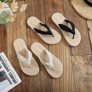 Chenxiaomo <span class=keywords><strong>Infradito</strong></span> Estive Stile Coreano da Spiaggia <span class=keywords><strong>con</strong></span> Punta Aperta, in <span class=keywords><strong>Paglia</strong></span> Sintetica Intrecciata, Traspiranti e Leggere per Ragazze - Product Image 2