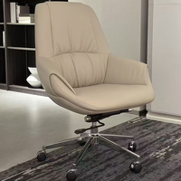 Commercial Executive Industrial Chaise de bureau ergonomique haut de gamme de luxe en cuir de mode moderne de haute qualité