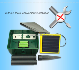 Ngoài trời động vật răn đe năng lượng mặt trời siêu âm động vật chim bồ câu mèo chó chim thấm - Product Image 5