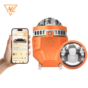 Đèn pha LED ô tô H4 tích hợp đèn sương mù, đèn chiếu laser 3 inch, 3 màu sắc, công suất 148W, điều khiển bằng ứng dụng, tùy chỉnh - Product Image 1