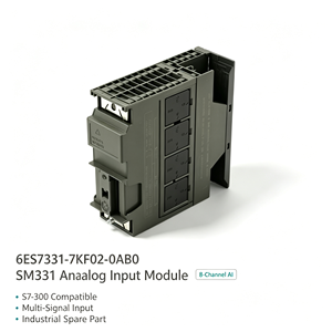 6ES7331-7KF02-0AB0 S7-300 SM331 โมดูลอินพุตแบบอะนาล็อก 8AI ตัวต้านทานเทอร์โมคัปเปิล การรับข้อมูล - Product Image 1