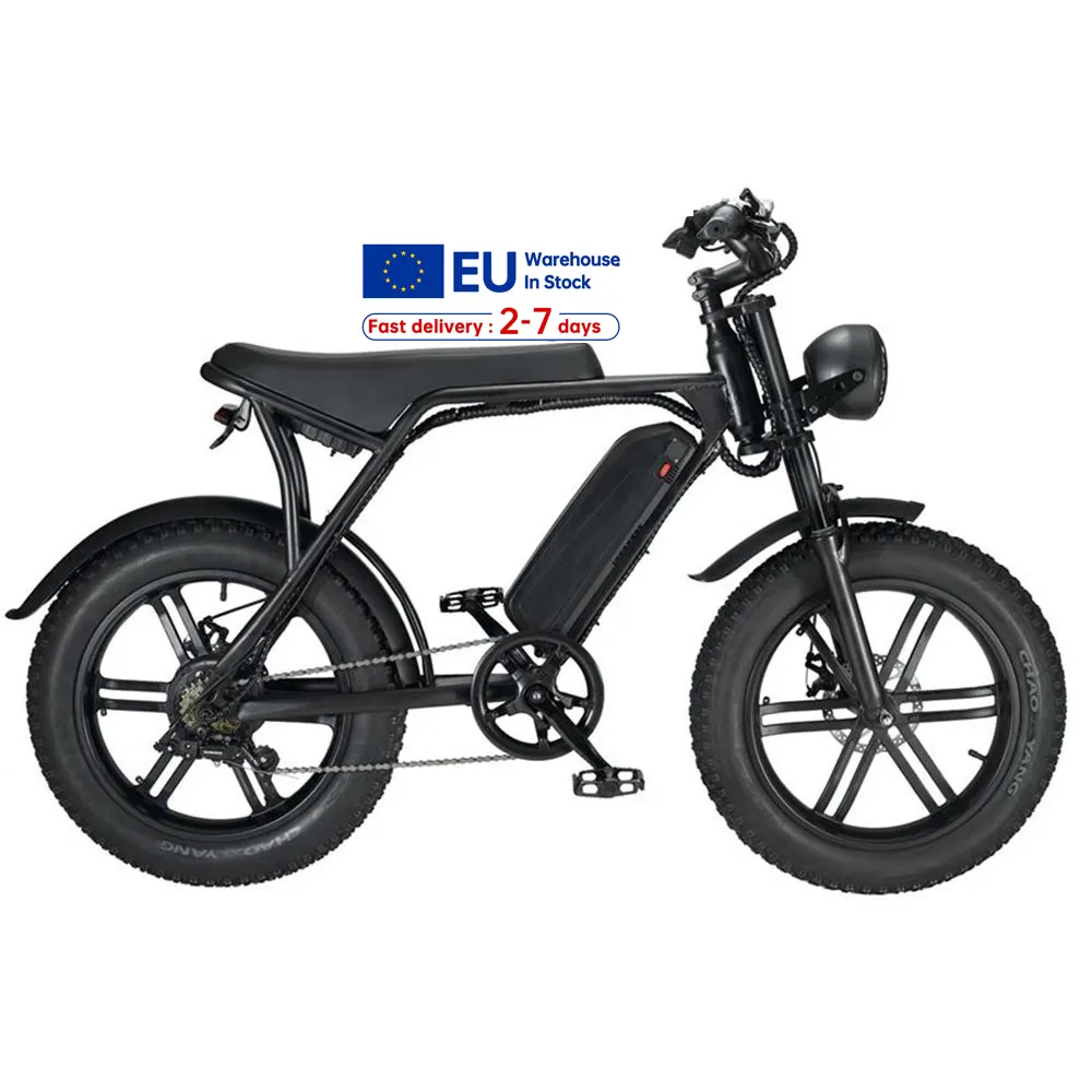 EU USA Warehouse Ready Stock OUXI V8 Electric Bike 1000w 20inch Fat Tire E-bike 250w Urban Electric Bicycle 25km/h Adult Fatbike