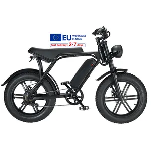 EU USA Warehouse Ready Stock OUXI V8 Elektro fahrrad 1000w 20 Zoll Fat Tire E-Bike 250w Urban Elektro fahrrad 25 km/h Adult Fatbike