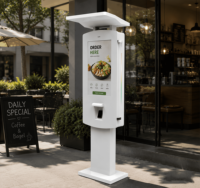 Kiosque de commande automatique extérieur à écran tactile Android IP65 avec imprimante pour restaurant – Offre spéciale