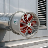 Ventilateur axial antidéflagrant en acier inoxydable EPC pour ateliers de soudage et utilisation en construction – Élimination efficace des fumées – Électrique
