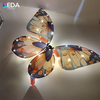 Drones à ailes battantes télécommandés LEDA Indoor LED Bionic Butterfly pour les décorations de mariage et de festivals de musique
