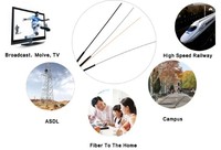 Experiencia de transmisión óptica Premium Cable de caída interior de alto rendimiento GJYXCH 4 Core G657A2 FTTH Cable de fibra óptica
