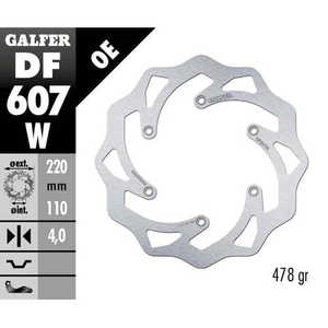 Galfer Wave Disco Freno posteriore Para Husaberg FE 350 13-14 Fabricado En Acero - Product Image 1