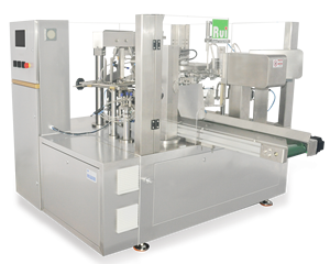 R10-160 רב ראש במשקל במשקל אורכן סיבובית מכונת אריזת כדורי בשר עוף - Product Image 4