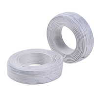 Reines Kupfer-Litzenkabel 2-adrig Flach PVC-isoliert Elektrokabel und -draht 2*2,5mm 300V 500V Nennspannung für Innenbereich
