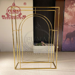 กรอบสแตนเลสสีทองสำหรับตกแต่งเวทีแต่งงานฉากหลังงานเลี้ยงวันเกิดหรูหรา - Product Image 2