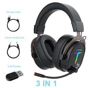 Auriculares inalámbricos por encima de la oreja para juegos de <span class=keywords><strong>PC</strong></span>, portátil, PS5, PS4, 7,1 digital, 2,4G - Product Image 5