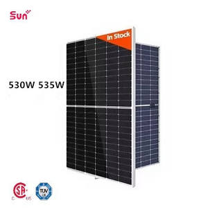Modules solaires monocristallins Sunplus Stable 530W 535W Perc à double vitrage pour entrepôt avec garantie de 25 ans - Product Image 1