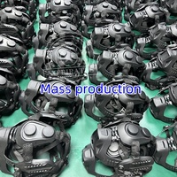 PVS31 PVS7 PVS14 helm malam, pelindung kepala lembut mengunci sendiri pengaturan multi-arah
