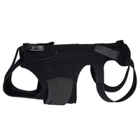 Ceinture de soutien dorsale respirante pour chien, pour IVDD, arthrite, soutien de la colonne vertébrale, récupération post-chirurgicale, réadaptation, tailles S/M/L