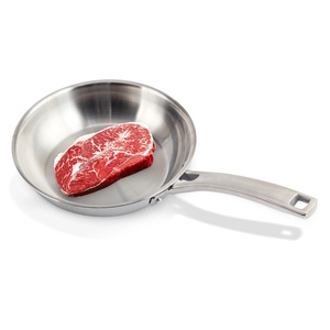 Tri-Ply Stainless Steel Large <b>Induction</b> Compatible Frying <b>Pan</b> - Product Image 4