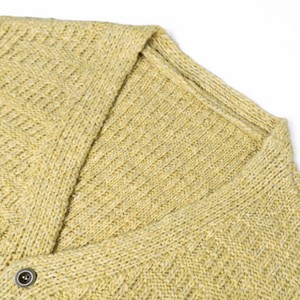 AiNear Vente en gros Logo personnalisé Design Oem & Odm Cardigan en laine jaune sans manches à col en V pour hommes <span class=keywords><strong>Gilet</strong></span> en laine Pull en <span class=keywords><strong>crochet</strong></span> - Product Image 2