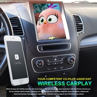Radio con Navegación GPS y Pantalla Táctil 2DIN Integrada con Android 13, 8GB de RAM, 128GB de ROM, DSP, para Sorento 2013-2014, con Asistencia de Marcha Atrás, 1 Año de Garantía