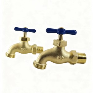 Buse en laiton plaqué cuivre de 1/2 pouce avec filetage allongé 1/2*3/4 pour <span class=keywords><strong>arrosage</strong></span> de jardin, <span class=keywords><strong>robinet</strong></span> - Product Image 3