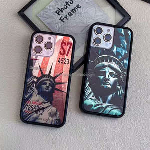 <span class=keywords><strong>Coque</strong></span> de téléphone Statue <span class=keywords><strong>Liberty</strong></span> de qualité supérieure pour iPhone 17 16 15 14 Pro Max Cover Liberte Design personnalisé - Product Image 1