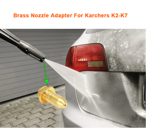 Adattatore Ugello a Proiettile in Ottone di Alta Qualità K5-7, Pistola a Spruzzo ad Alta Pressione 4000-5000psi per Idropulitrici <span class=keywords><strong>Karcher</strong></span> - Product Image 5