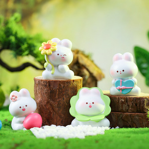 ของตกแต่งคอนโซลรถยนต์รูปกระต่ายน่า<span class=keywords><strong>รัก</strong></span>สไตล์ชนบท เหมาะสำหรับเป็นของขวัญเด็กนักเรียน ขายส่งจากโรงงาน - Product Image 1