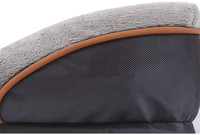 Lits orthopédiques de qualité supérieure pour chiens anxieux, lit superposé de luxe en mousse à mémoire de forme pour animaux de compagnie avec doublure imperméable, housse amovible et lavable