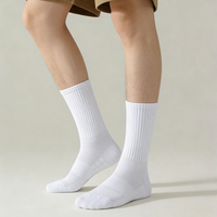 Chaussettes de sport pour hommes avec logo personnalisé, chaussettes de basket-ball en coton tricoté, absorbant la transpiration, antidérapantes, compression de la cheville, athlétiques, OEM