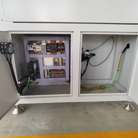 Sierra de corte automática para conectores de esquina de aluminio para ventanas con rotura de puente térmico, con motor de 3.0KW de potencia