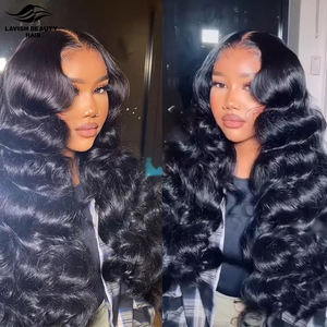 Lavish Beauty Hair HD Lace Front Wig,virgin Cuticle Aligned Human Hair Full Lace Wig,13x4 Lace Frontal Wig for <b>Black</b> Women <b>Long</b> - Product Image 1