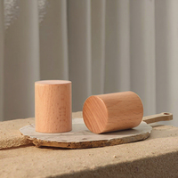 Flacon pompe carré en verre écologique avec couvercle en bambou, personnalisable, finition givrée électroplaquée, pour sérum de soin, 30ml 50ml 100ml 120ml