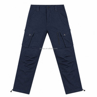 Pantalon de chasse tactique renforcé à la entrejambe, pantalon cargo multi-poches, imperméable, séchage rapide, pour l'extérieur