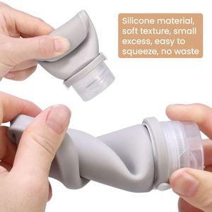 90ML Portable Reusable Silicone Squeeze Travel Shampoo <b>Bottle</b> Squeeze Lotion Cosmetic Body Wash Storage Container Travel <b>Bottles</b> - Product Image 5