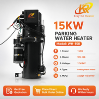 Calentador de Estacionamiento Hidrónico OkyRie WH-15B de 15KW con Control de Rango Ilimitado RF+4G de 800m para Gestión de Flotas Logísticas