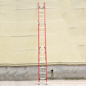 <span class=keywords><strong>21</strong></span> ft nhiệm vụ nặng nề sợi thủy tinh mở rộng thang 2x12 bước cách nhiệt cho ngoài trời & điện làm việc - Product Image 2