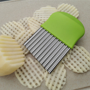 Cortador de Patatas de Acero Inoxidable de Alta Resistencia, Herramienta Ondulada para Cortar y Picar Patatas, Cortador Ondulado - Product Image 4