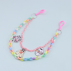 จี้อะคริลิคการ์ตูนผีฮาโลวีน สายคล้องกางเกงสองชั้น สายคาดเอวแฟชั่นสำหรับผู้หญิง สไตล์ฮิปฮอป - Product Image 2