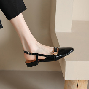 Design Footwear Spring Leather Pumps Pearl Beautiful Luxury Party High Heels Trendy Shoes Women's Pointed Toe - Product Image 4